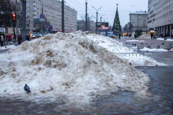 Состояние улиц Петербурга напомнило горожанам сцены из фильмов-катастроф