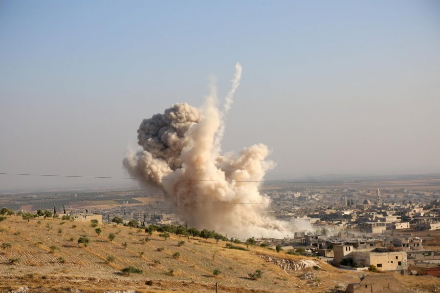 Турецкие беспилотники нанесли удар в непосредственной близости от российских военных в Сирии