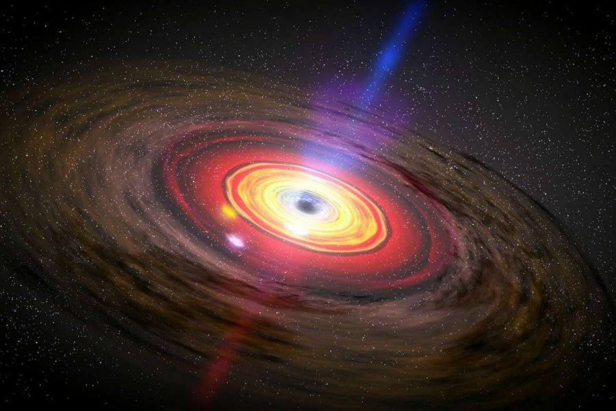 Телескоп NASA нашел черную дыру, которая стимулирует образование звезд